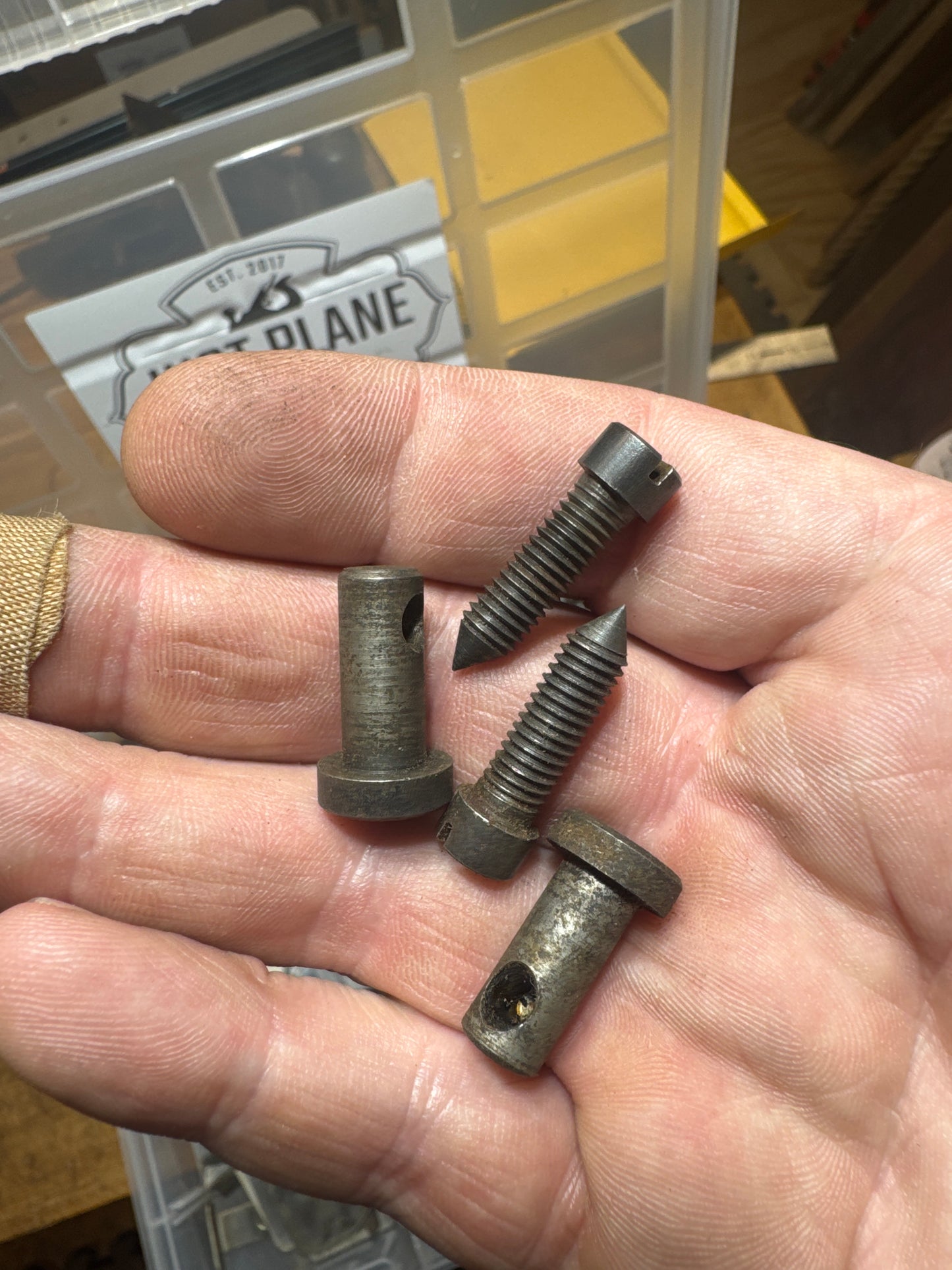 Bedrock pins & screws