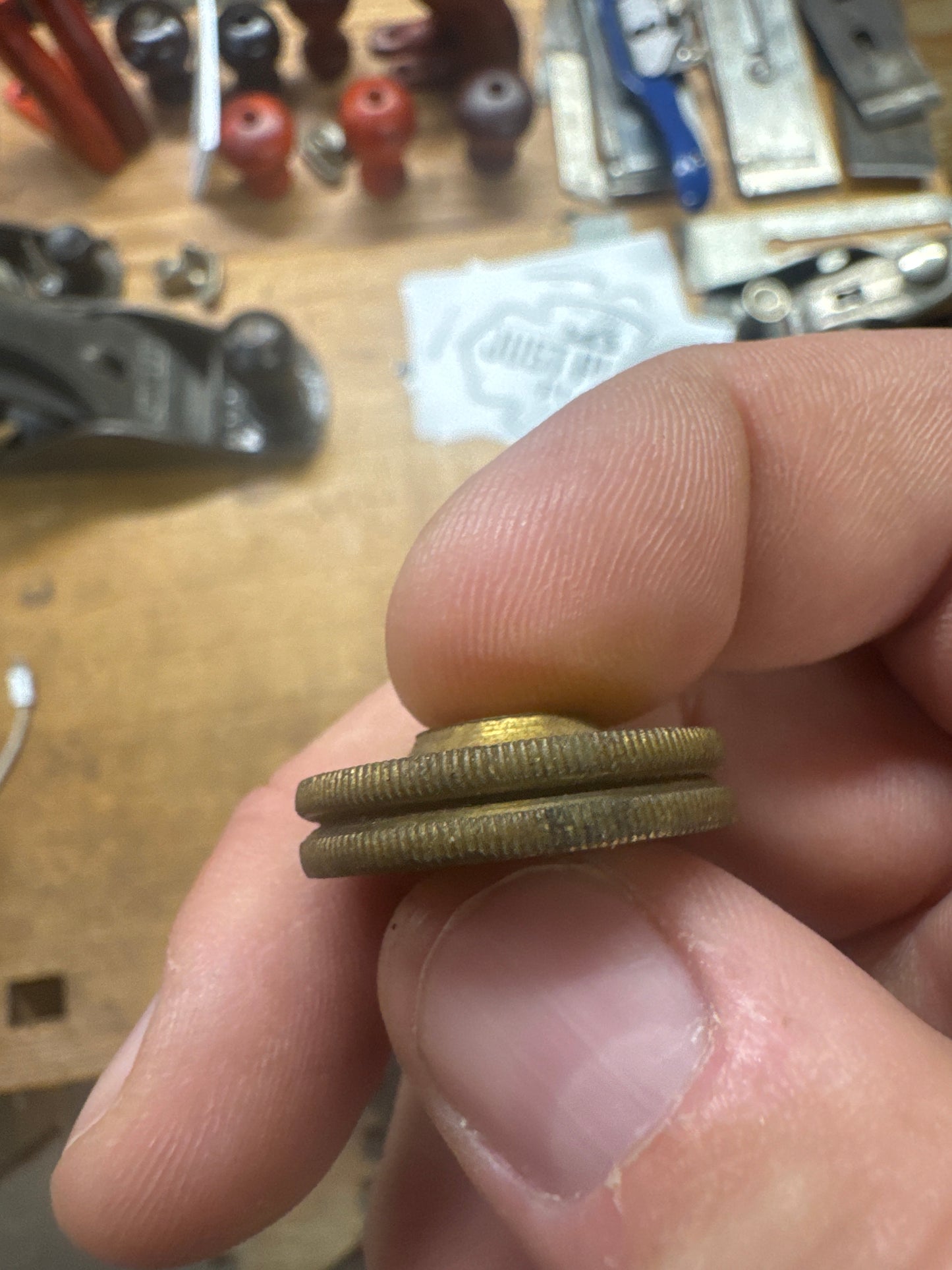 Stanley No12 Brass nut