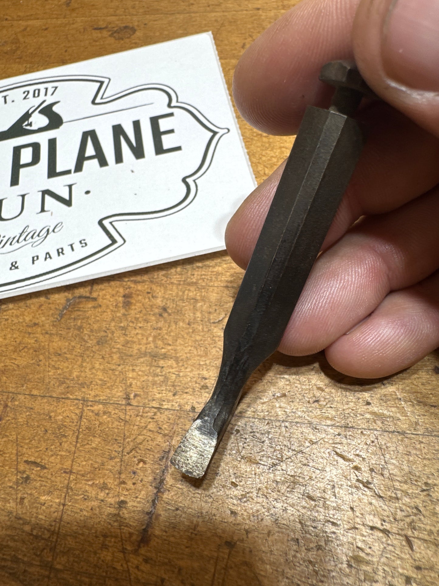 1/4” Stanley No71 router plane blade / iron / cutter