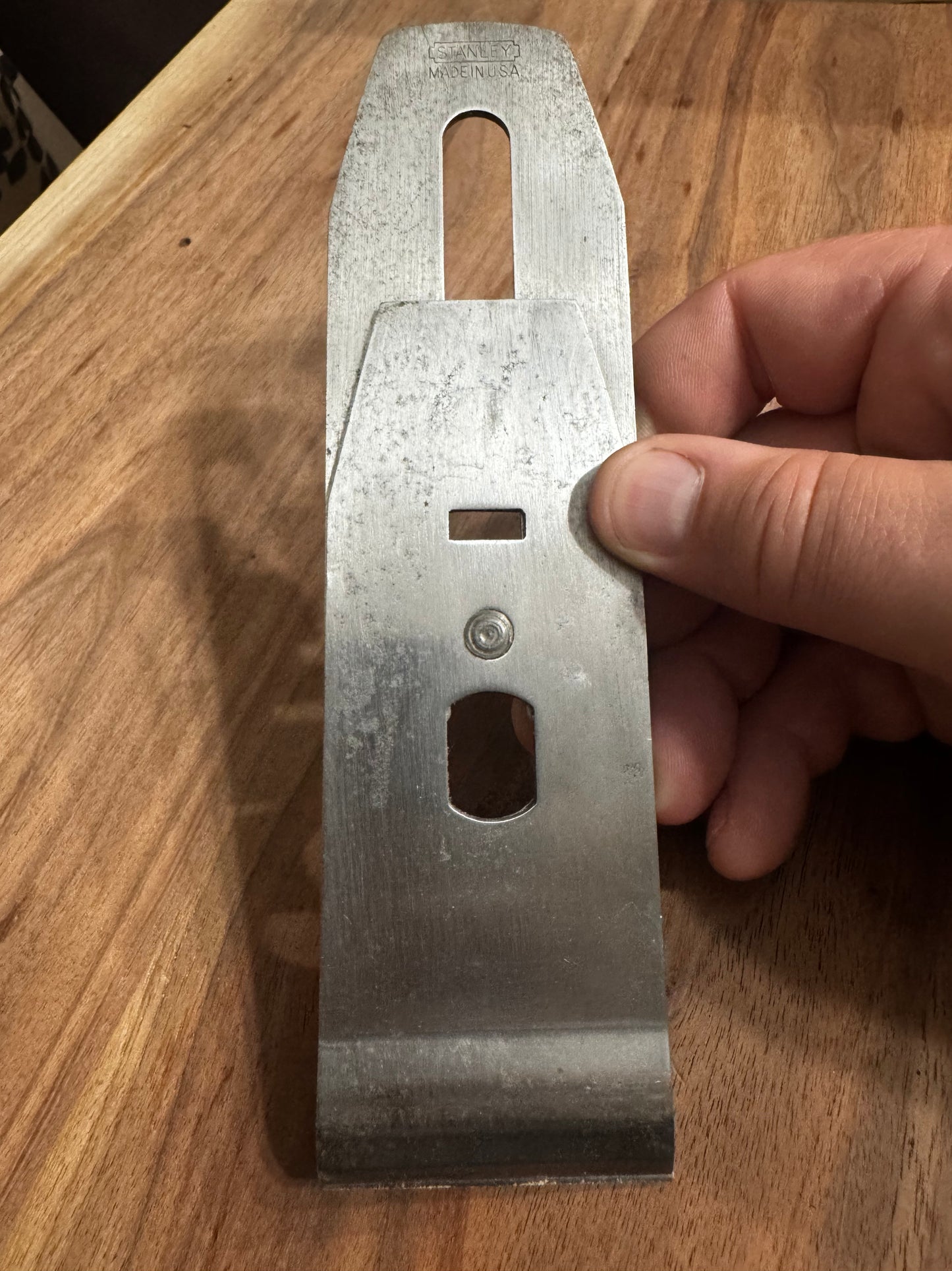 Stanley 2” BB Logo iron & cap iron (blade & chip breaker)