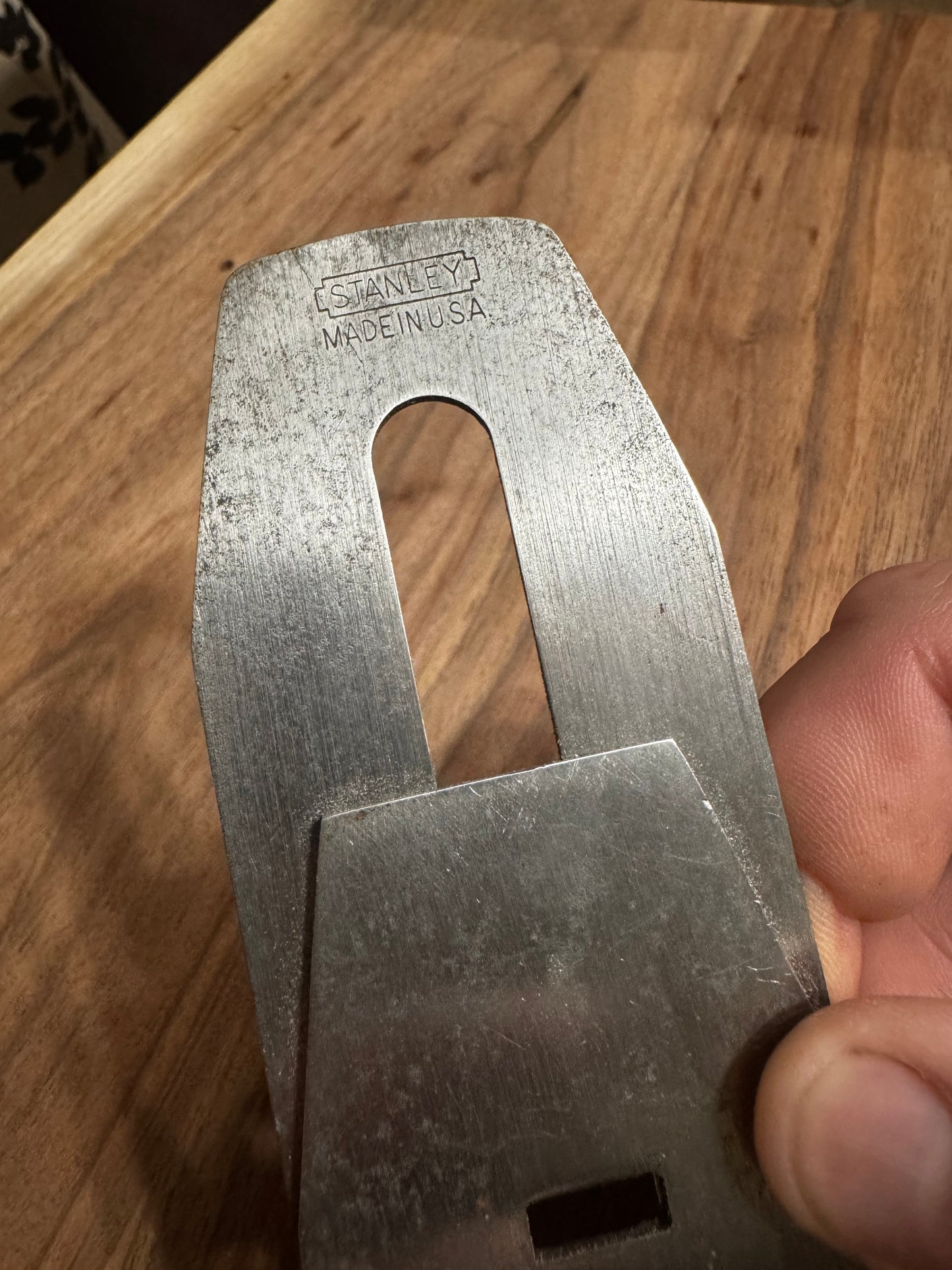Stanley 2” BB Logo iron & cap iron (blade & chip breaker)