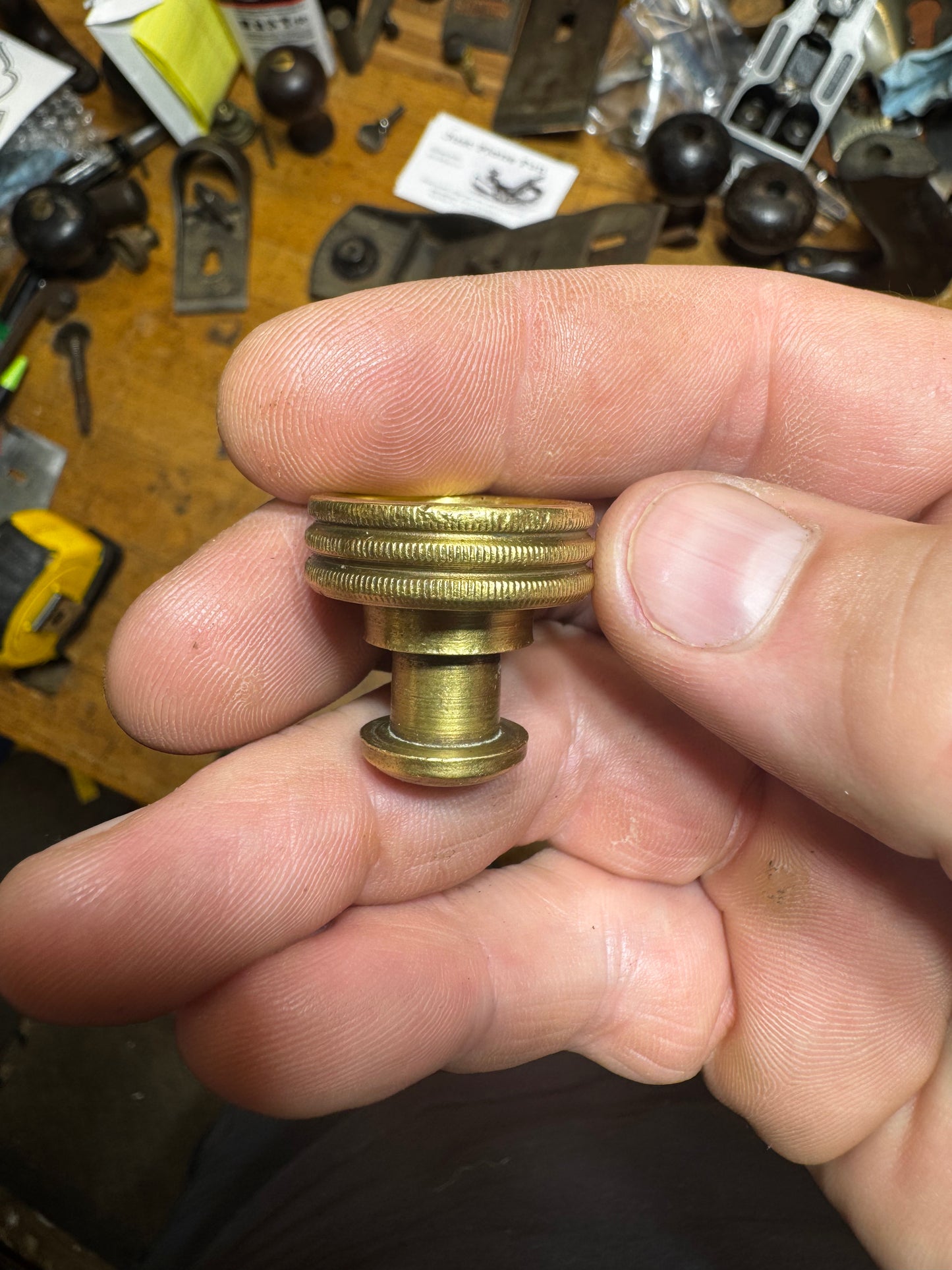 1” Stanley brass depth adjuster for bench planes - USER GRADE