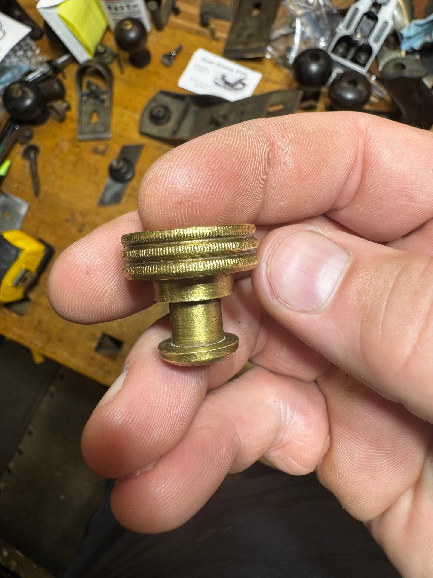1” Stanley brass depth adjuster for bench planes - USER GRADE