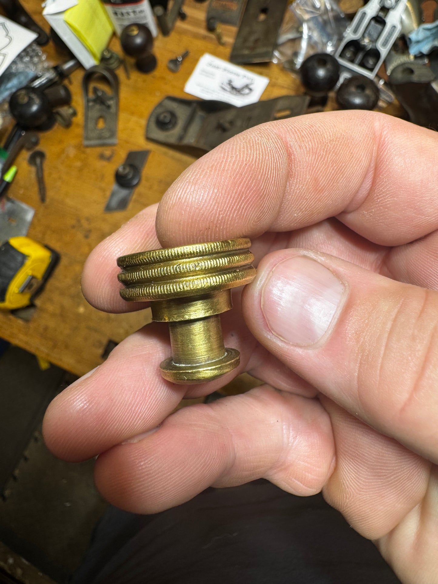 1” Stanley brass depth adjuster for bench planes - USER GRADE