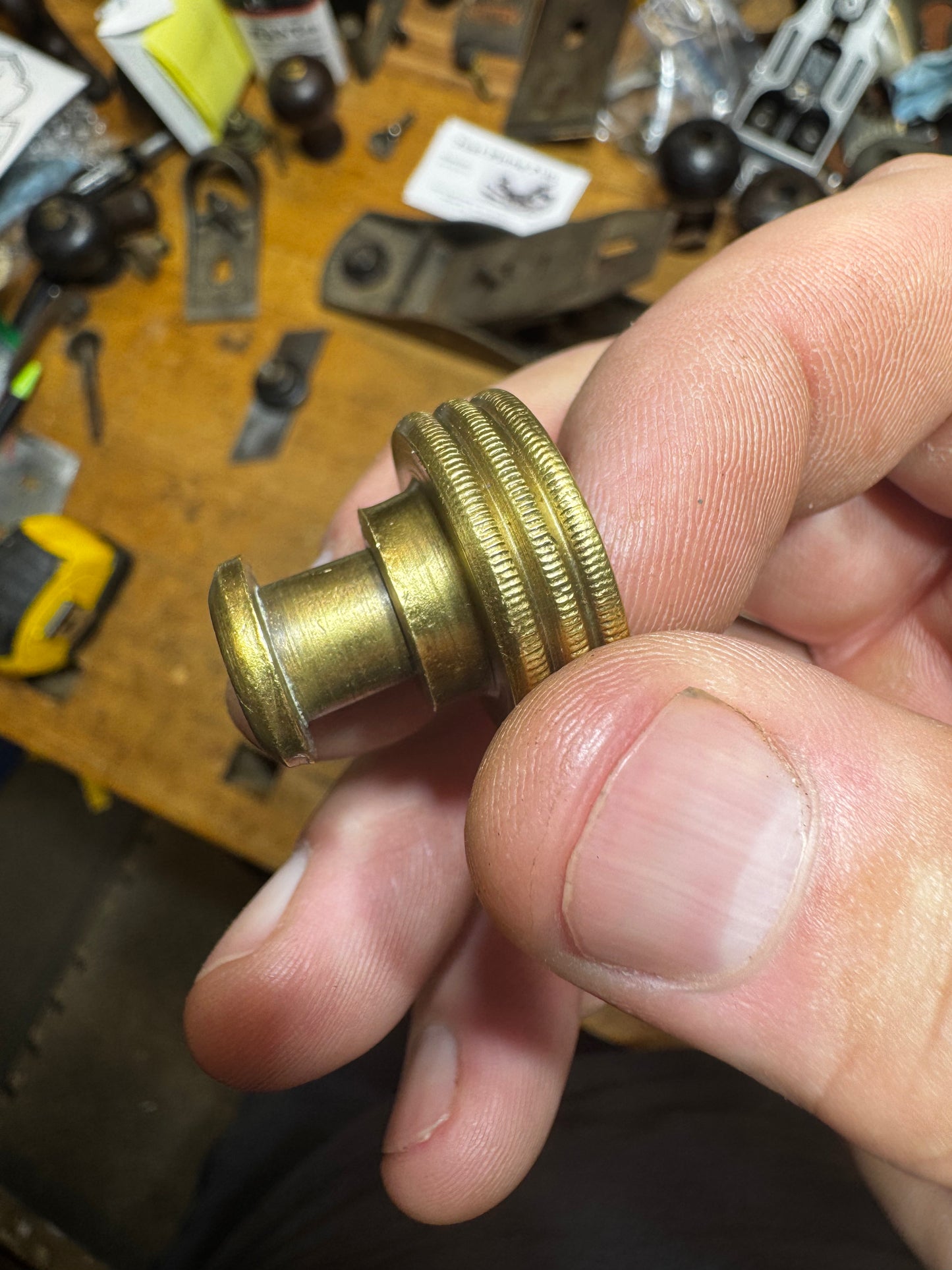 1” Stanley brass depth adjuster for bench planes - USER GRADE