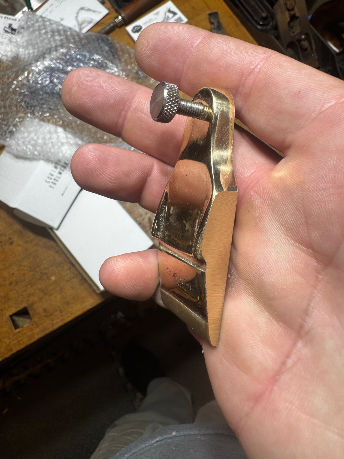 Brass reproduction No40 lever cap