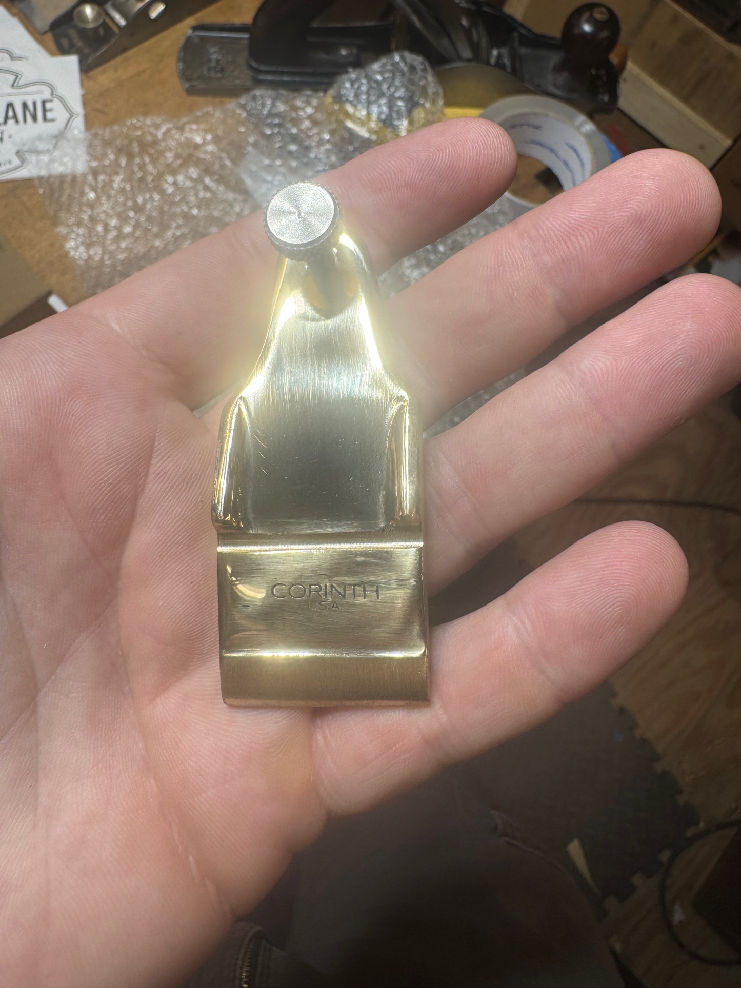 Brass reproduction No40 lever cap