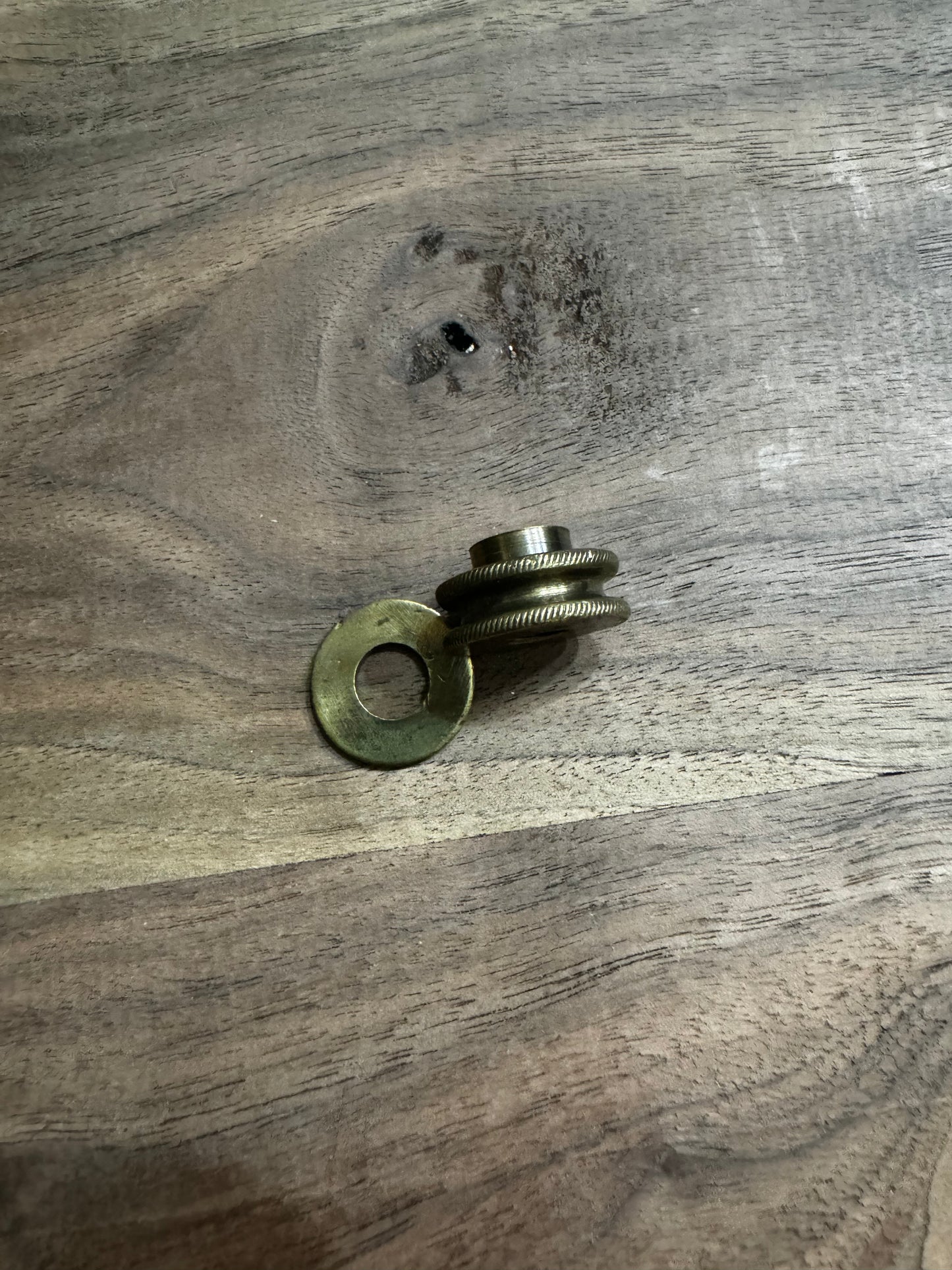 Original brass nut & washer for Stanley No45 or No46