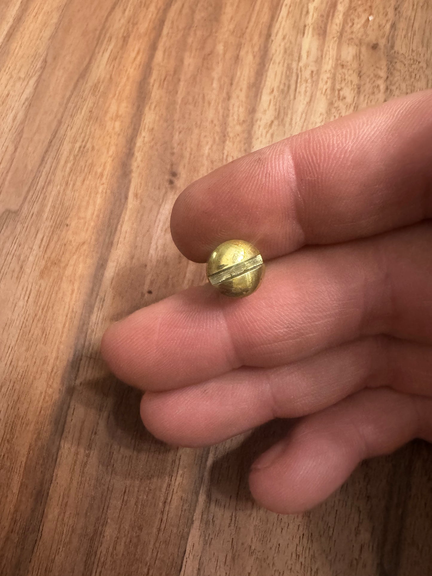 Forward tote screw - brass reproduction