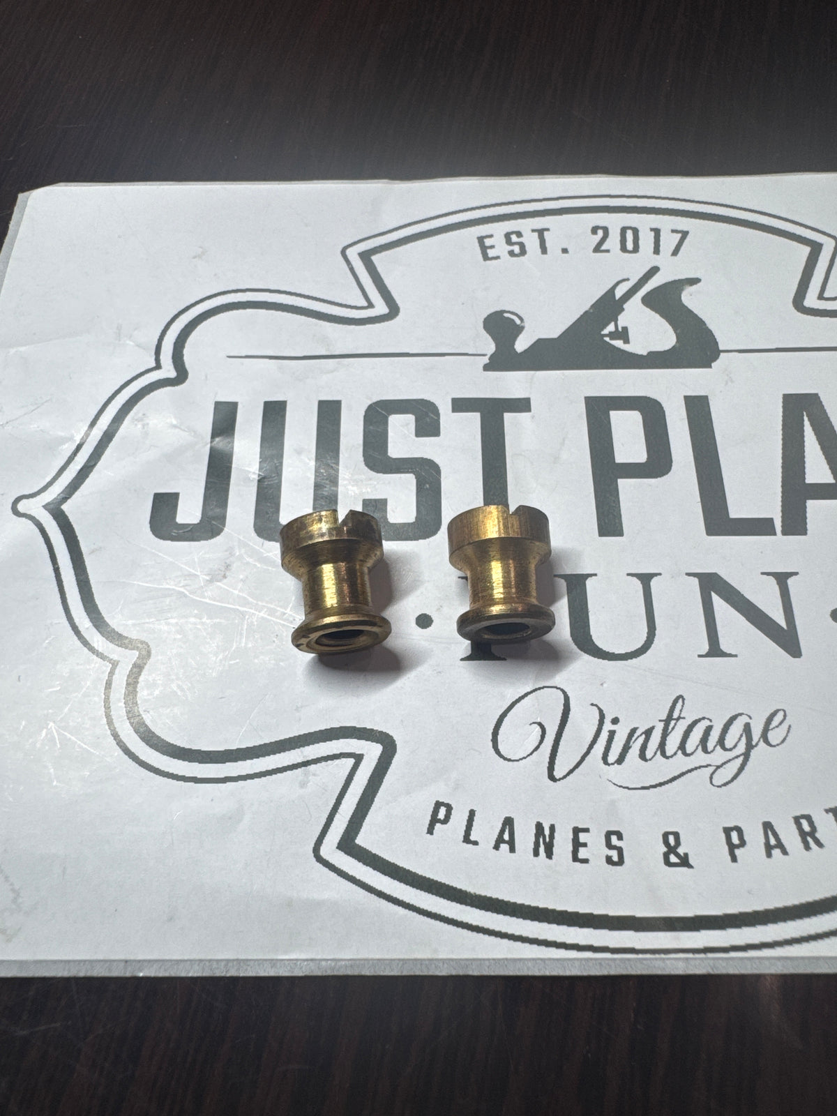 Priced individually! Stanley hourglass Brass Barrel Nut