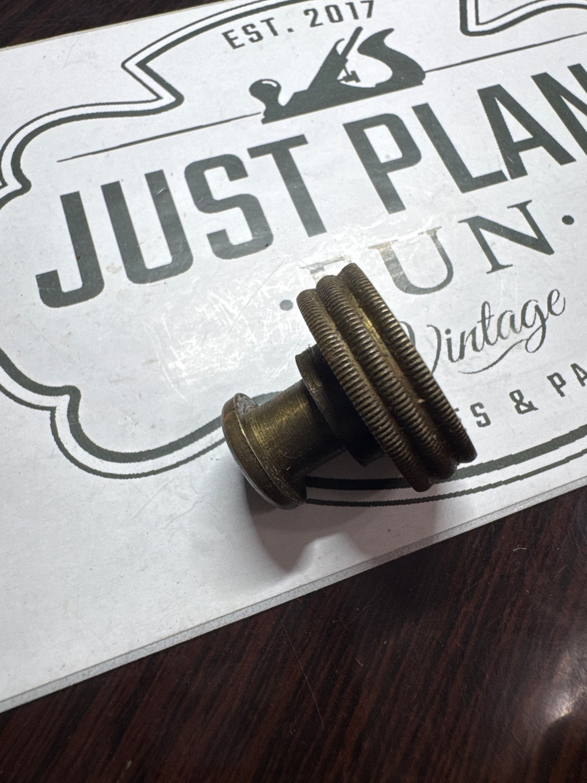 1” Stanley brass depth adjuster for bench planes - USER GRADE