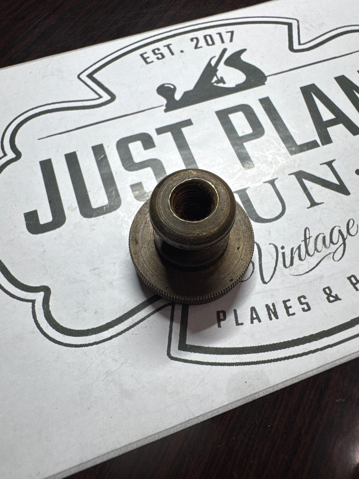 1” Stanley brass depth adjuster for bench planes - USER GRADE