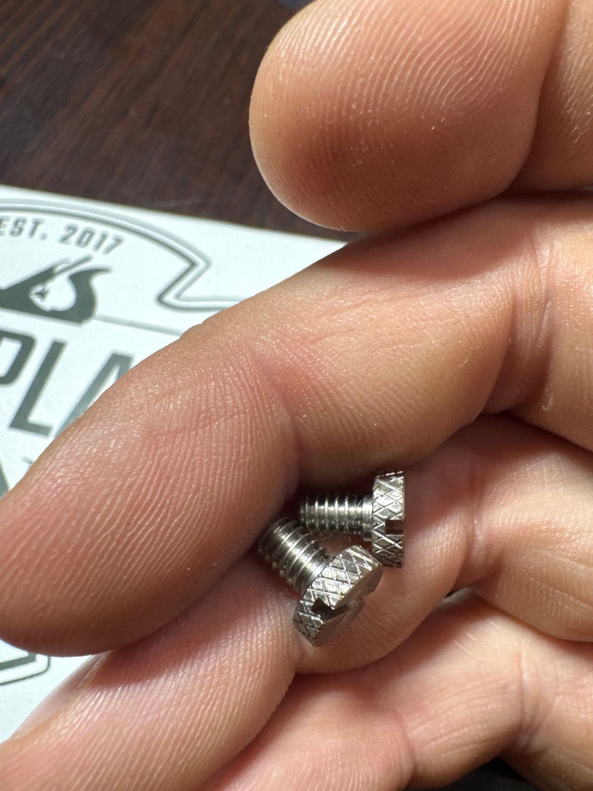Reproduction No140 side plate screws - priced by the pair