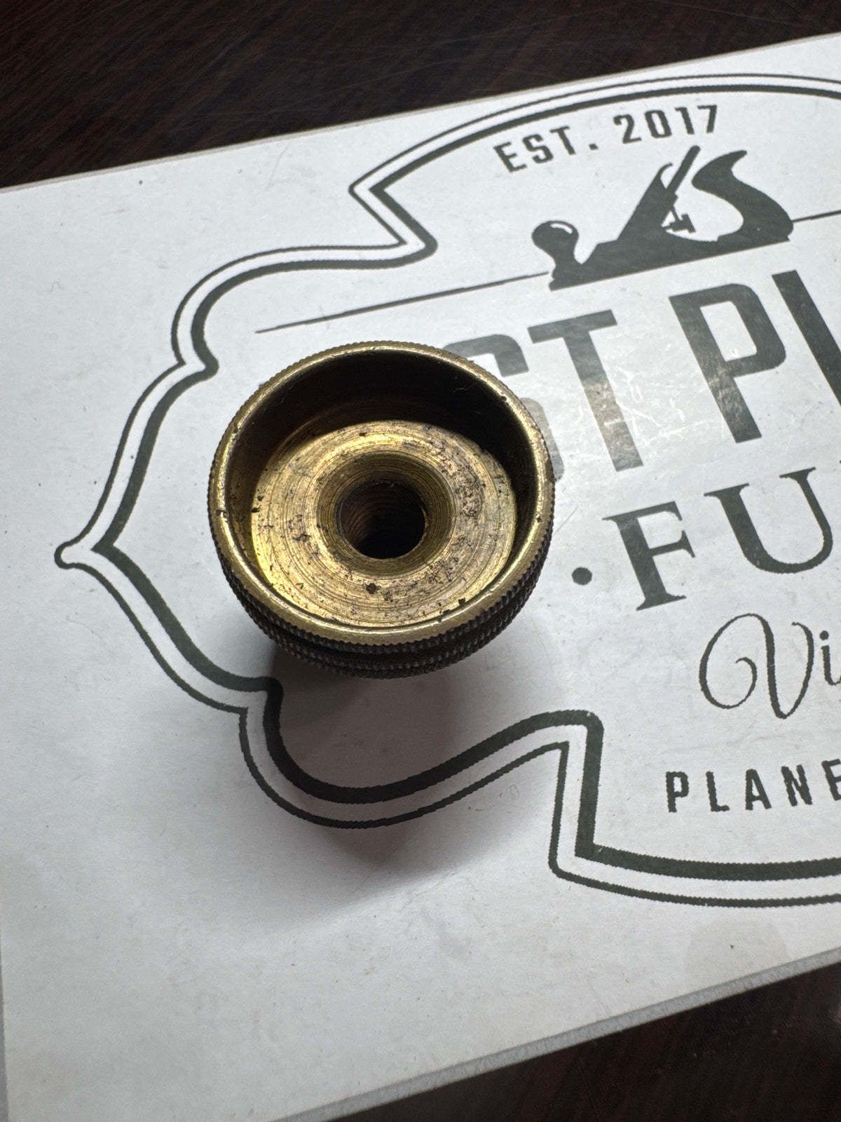 1” Stanley brass depth adjuster for bench planes - USER GRADE