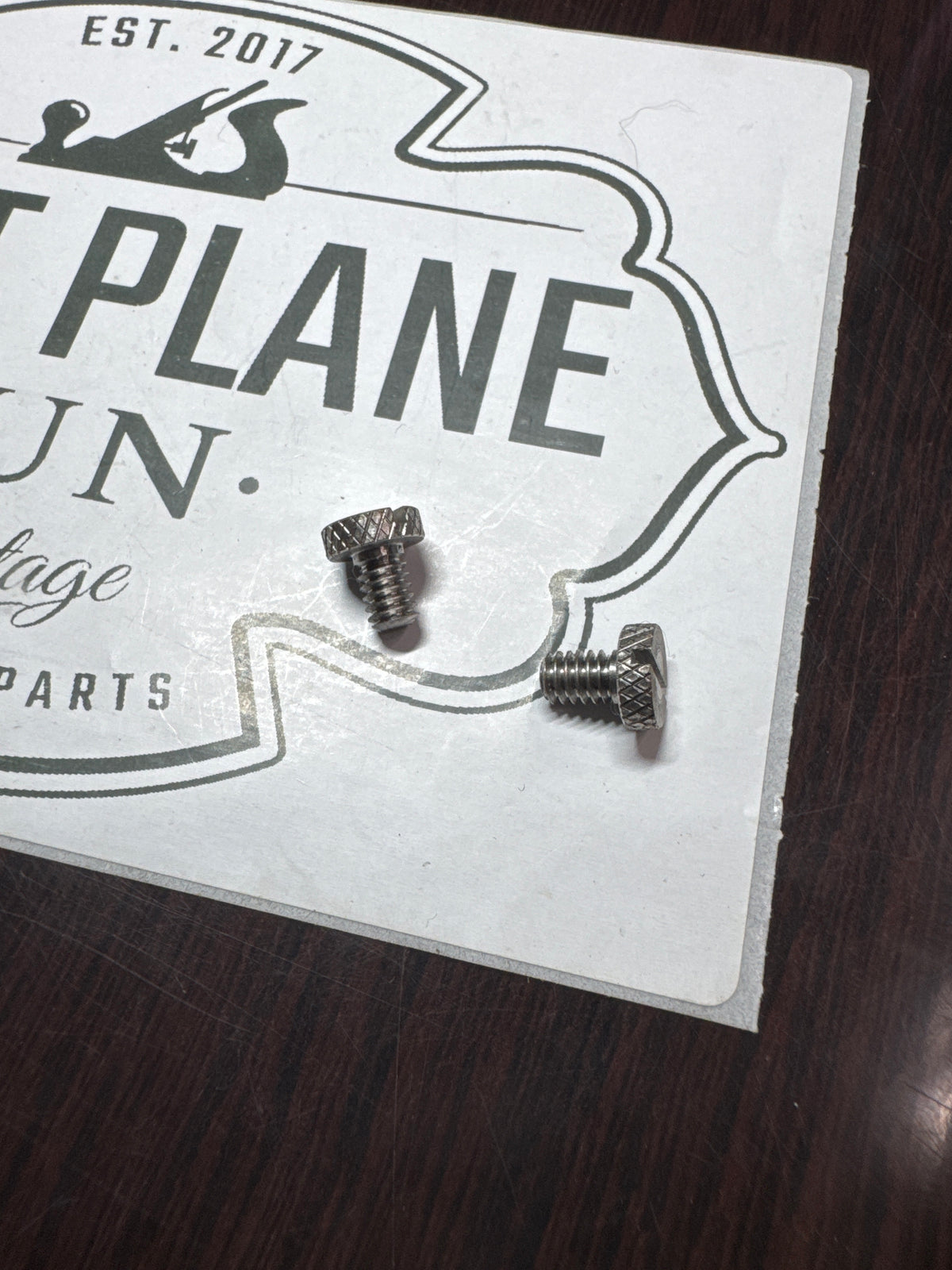 Reproduction No140 side plate screws - priced by the pair