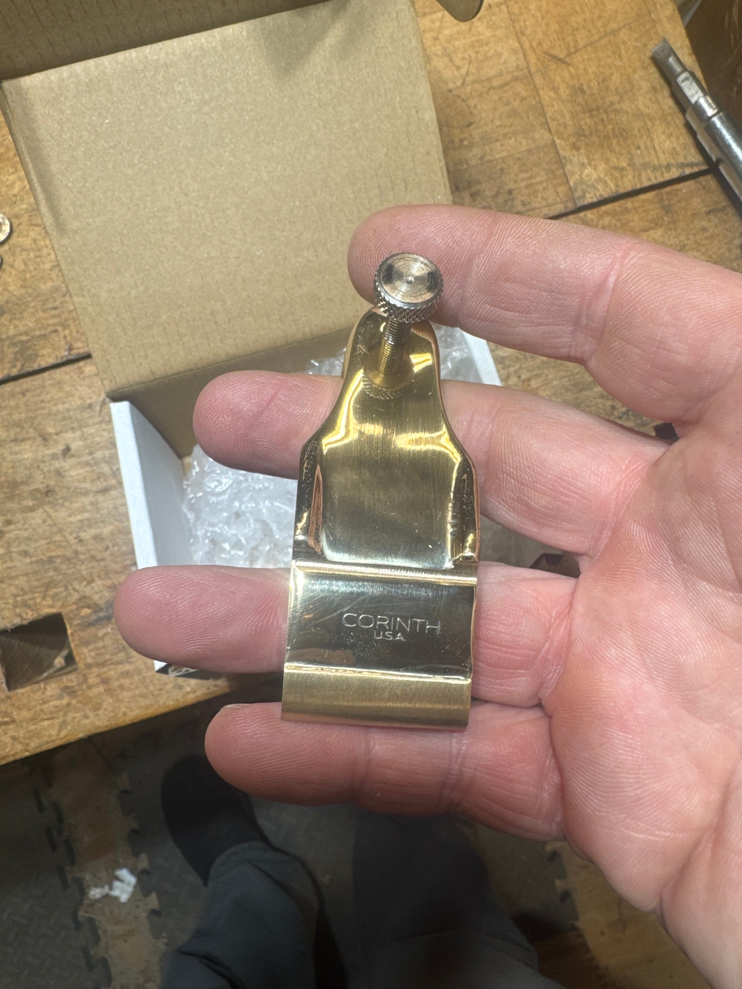 Brass reproduction No40 lever cap
