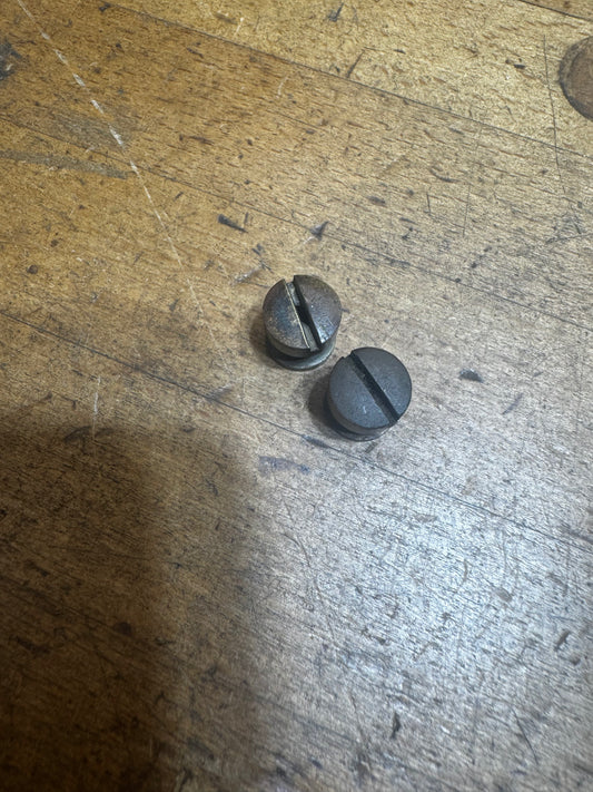 Hourglass style brass barrel nuts