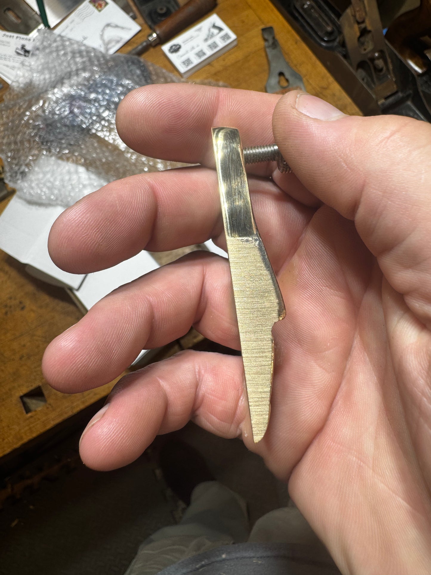Brass reproduction No40 lever cap