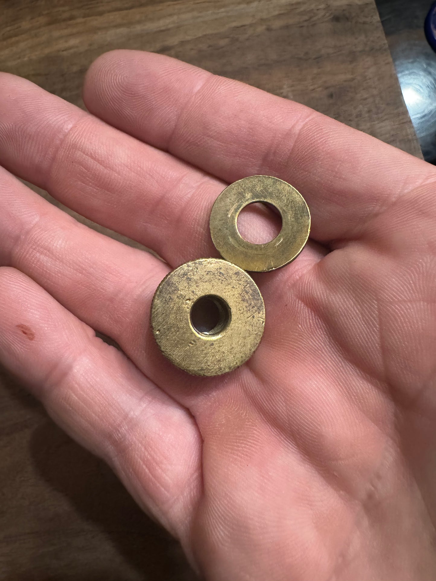 Original brass nut & washer for Stanley No45 or No46