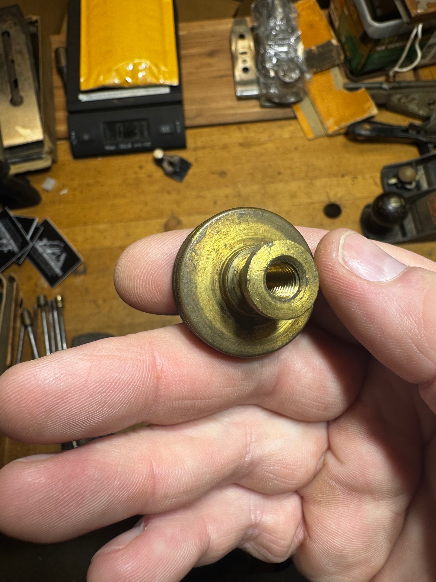 Stanley 1 1/4” brass adjuster