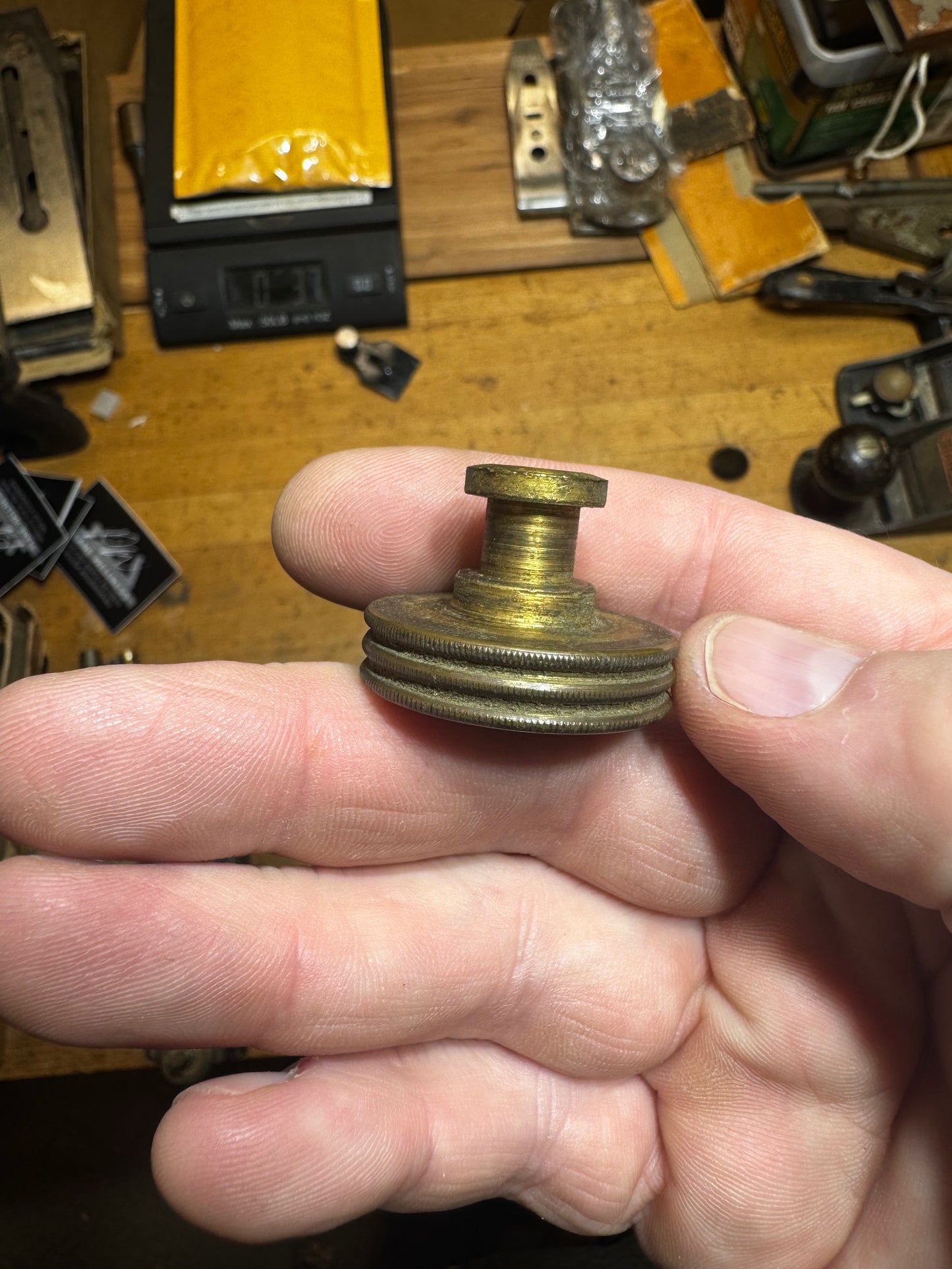 Stanley 1 1/4” brass adjuster