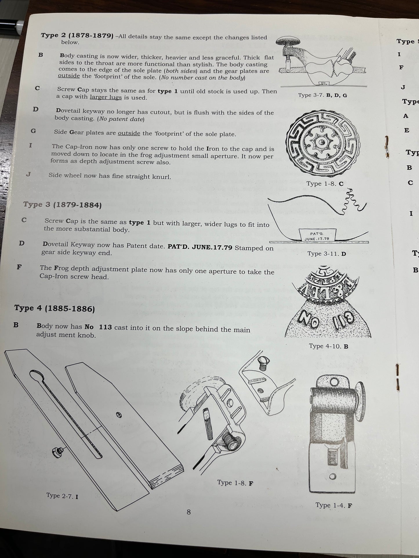 Stanley No113 frog assembly