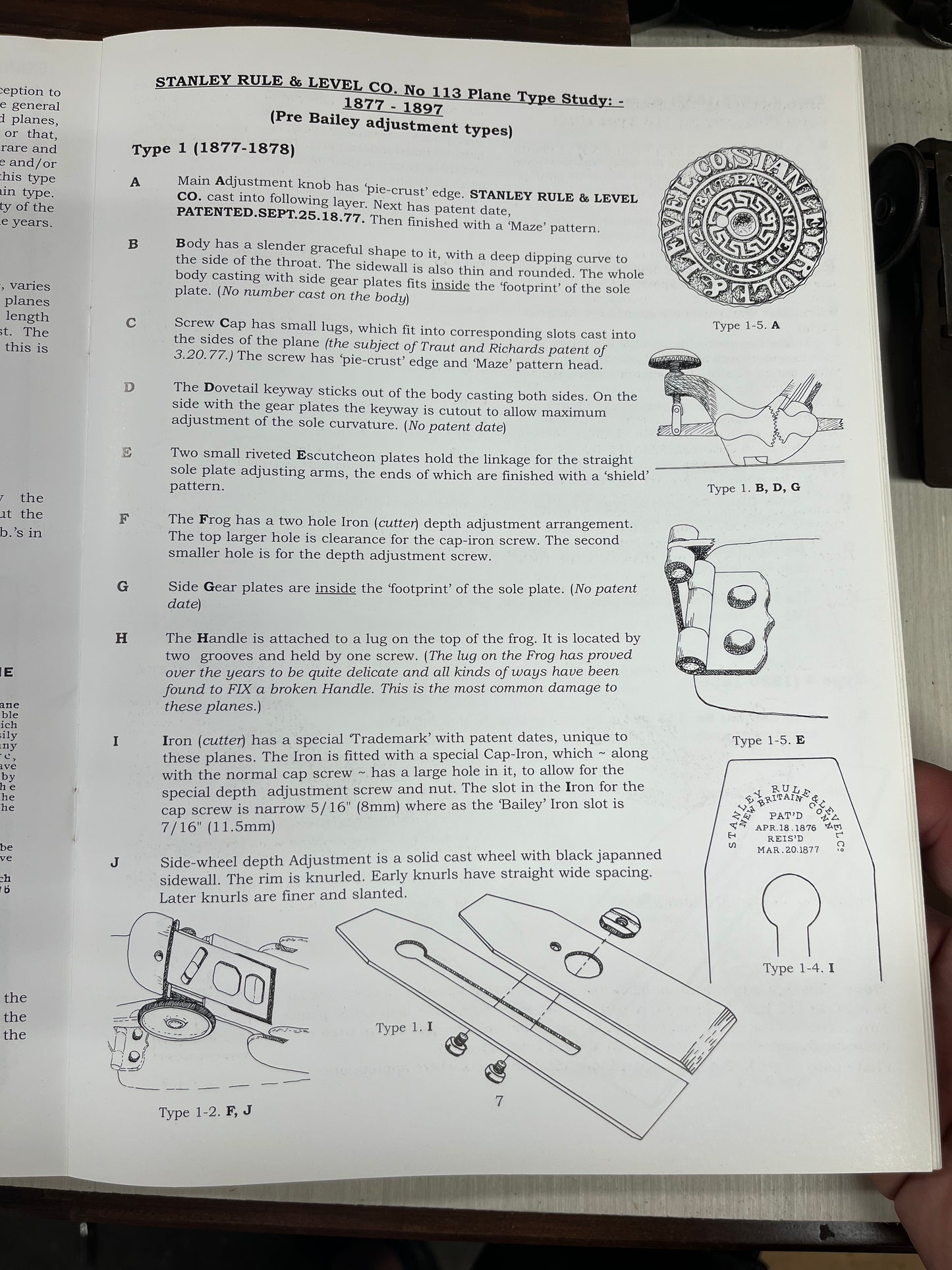 Stanley No113 frog assembly