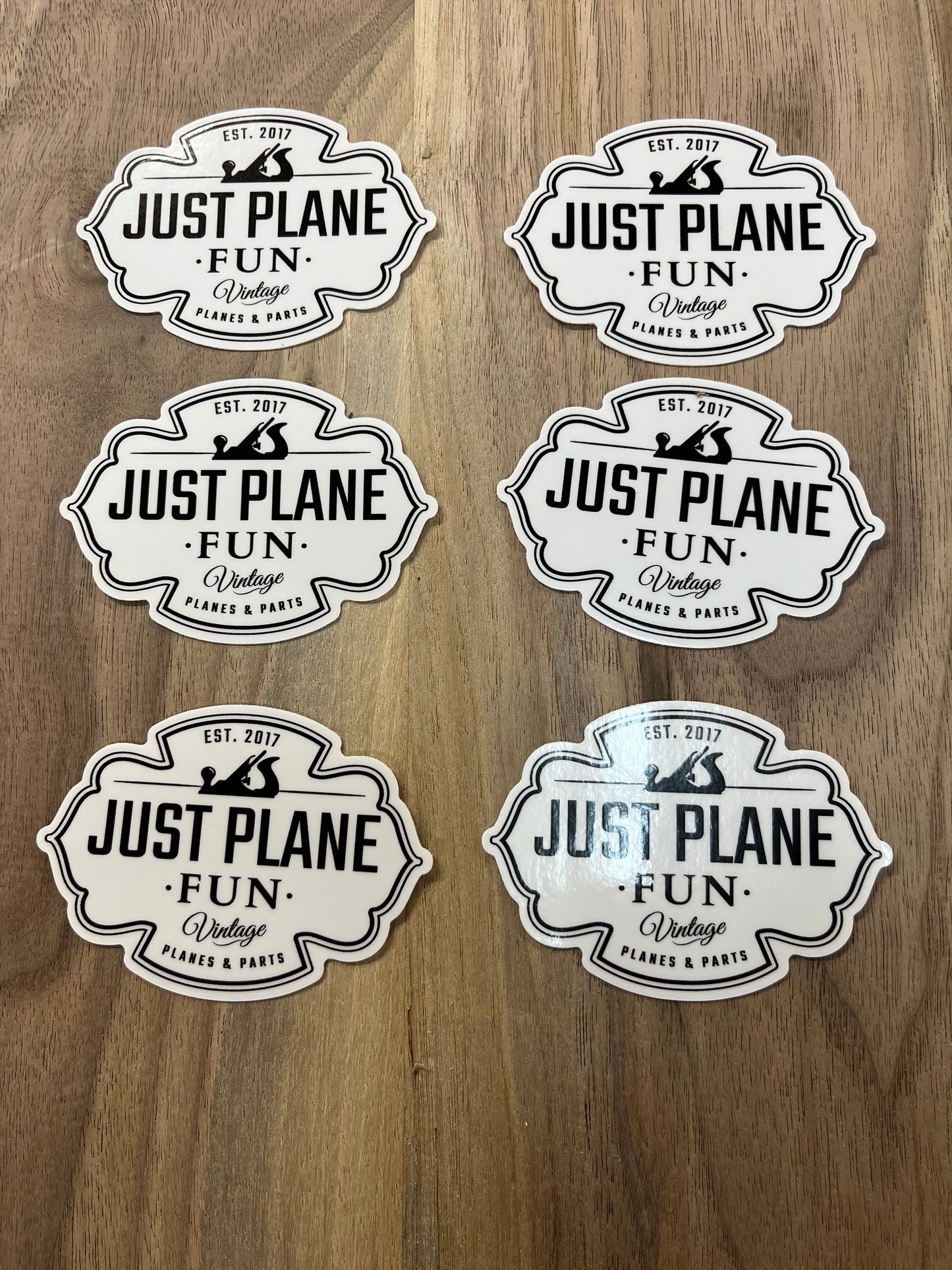 Just Plane Fun Stickers